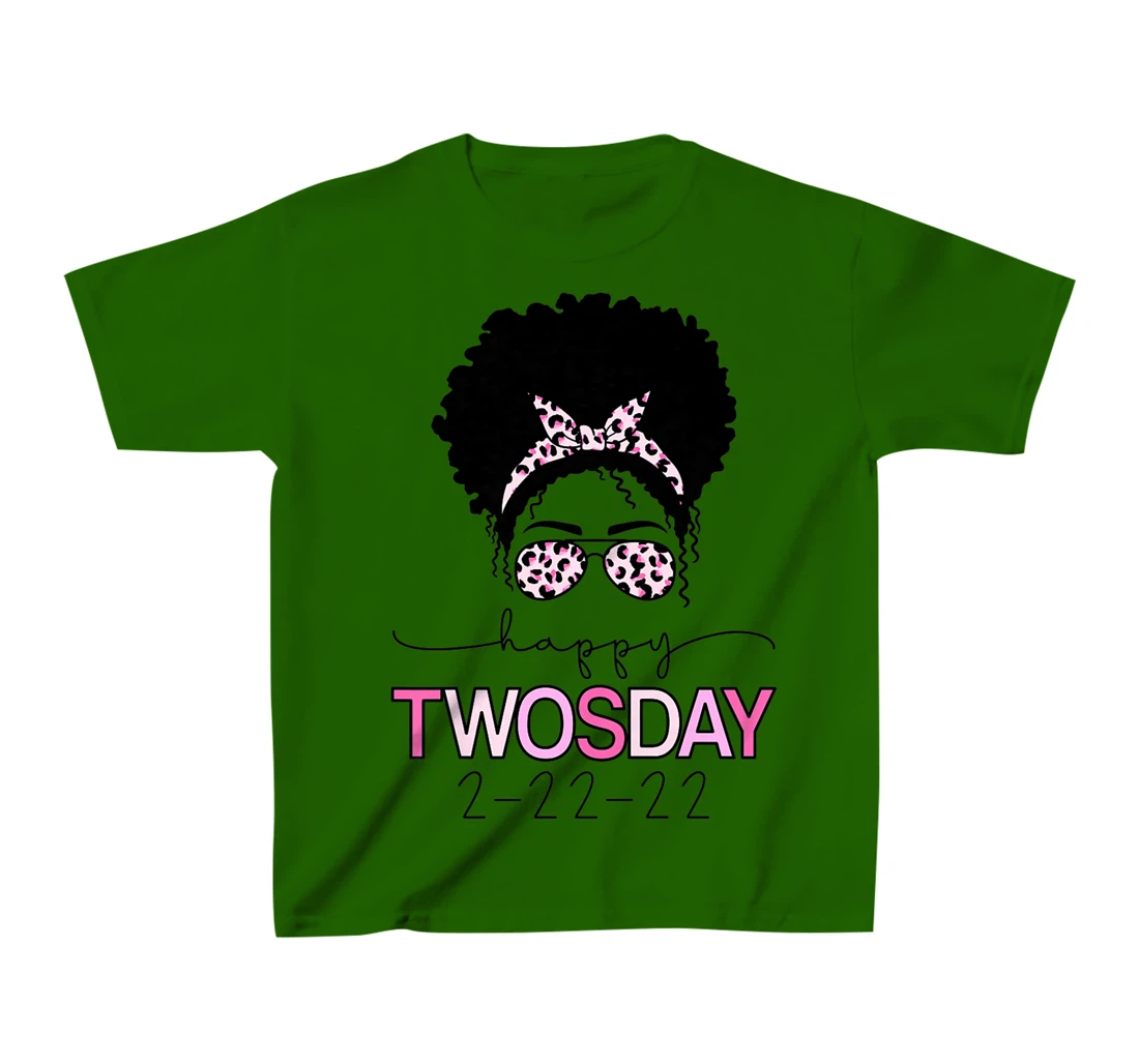 Womens Happy Twosday 2022 2-22-22 February T-Shirt, Kid T-Shirt and Women T-Shirt