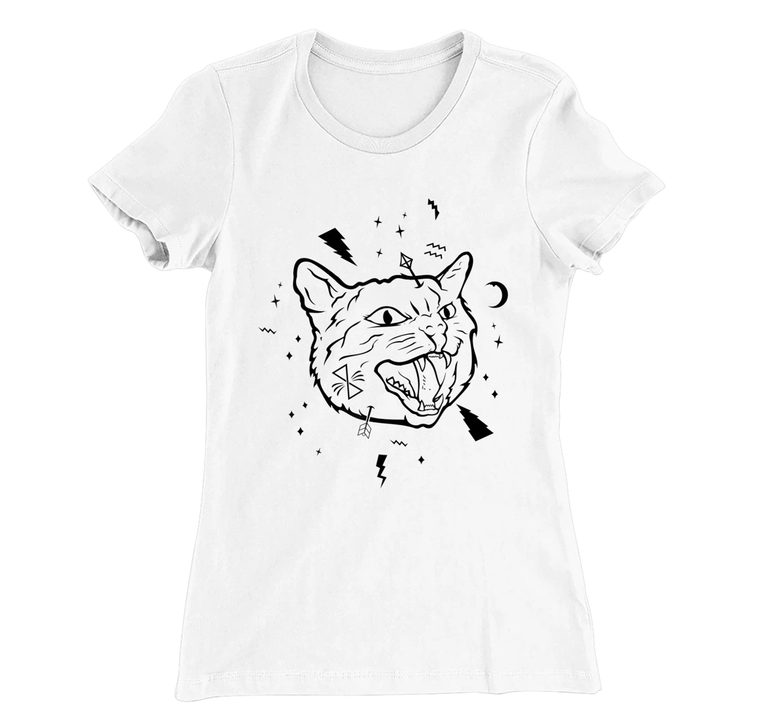 Like Cat Like Owner - Nasty Cat T-Shirt, Women T-Shirt
