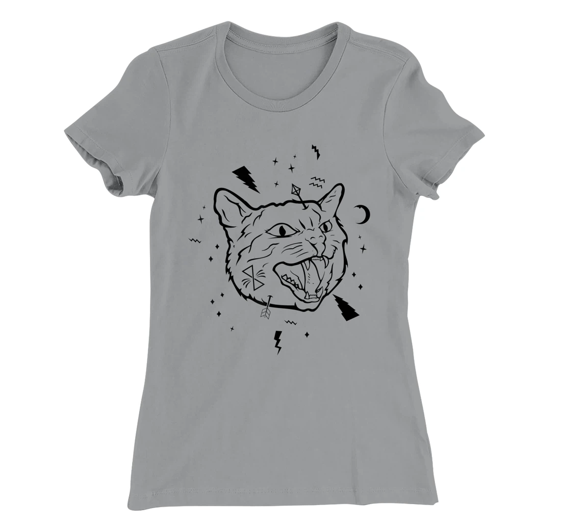 Like Cat Like Owner - Nasty Cat T-Shirt, Women T-Shirt