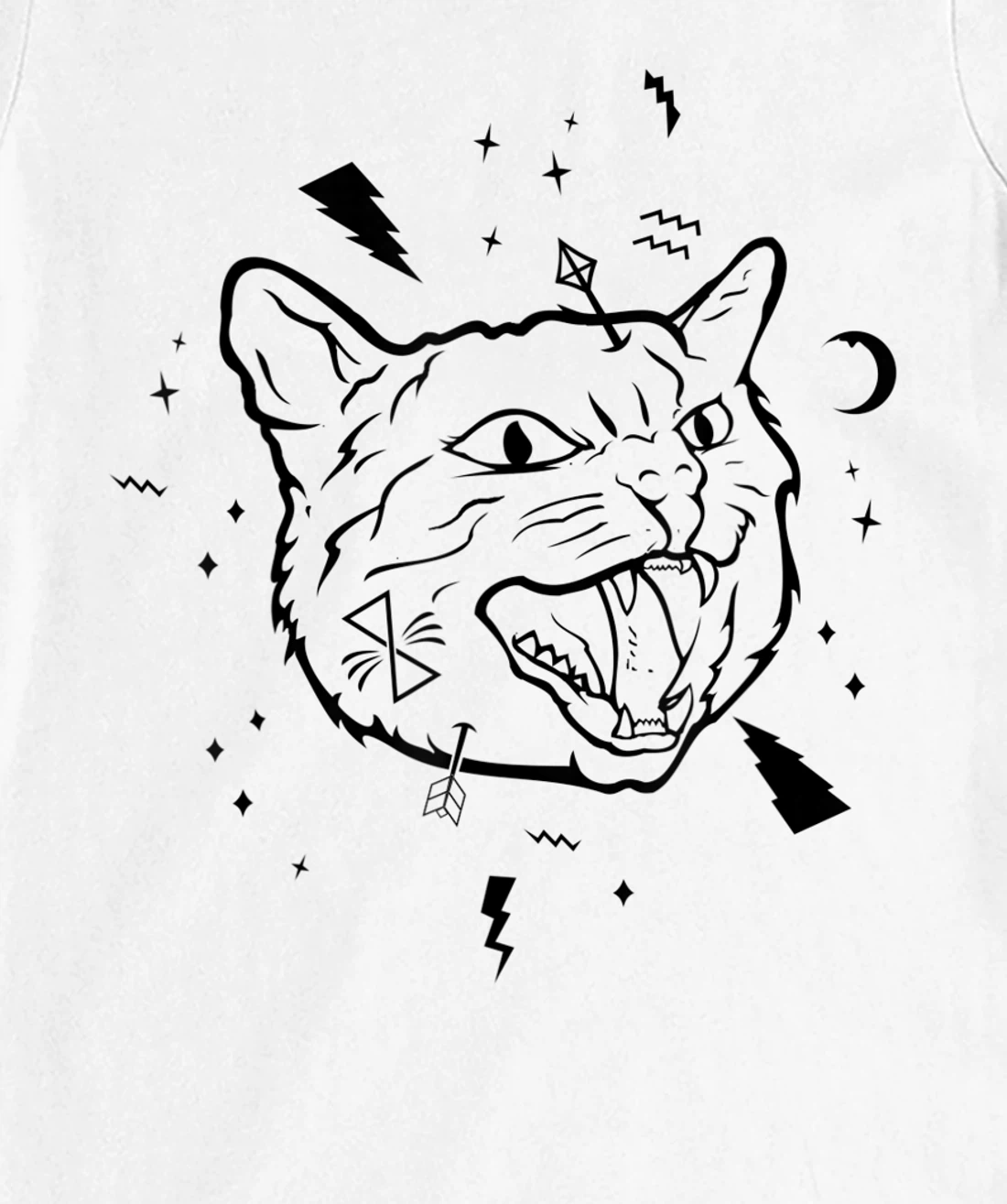 Like Cat Like Owner - Nasty Cat T-Shirt, Women T-Shirt