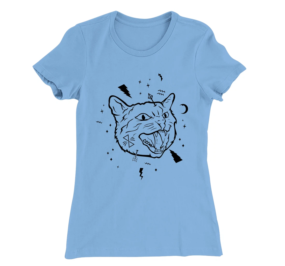 Like Cat Like Owner - Nasty Cat T-Shirt, Women T-Shirt
