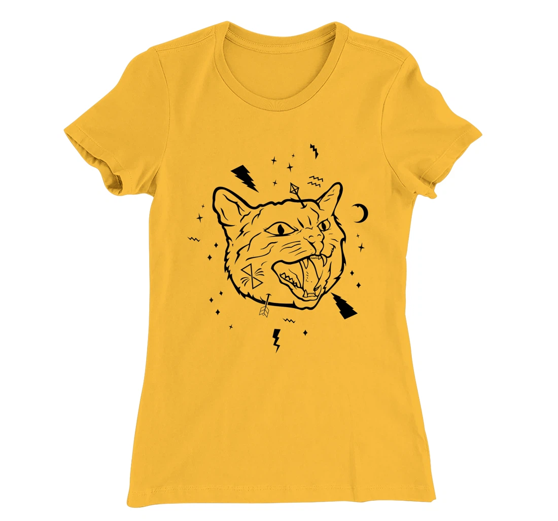 Like Cat Like Owner - Nasty Cat T-Shirt, Women T-Shirt