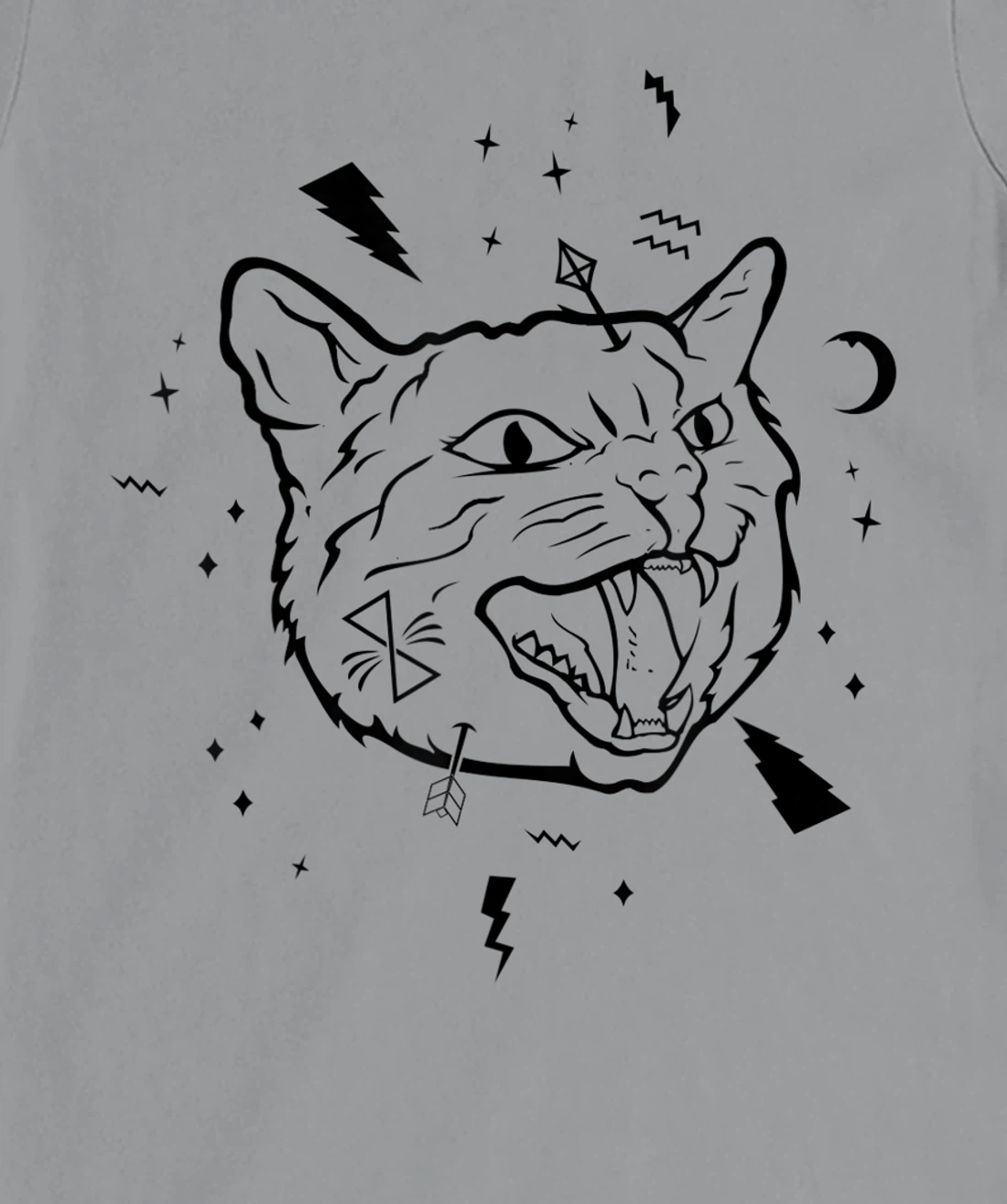 Like Cat Like Owner - Nasty Cat T-Shirt, Women T-Shirt