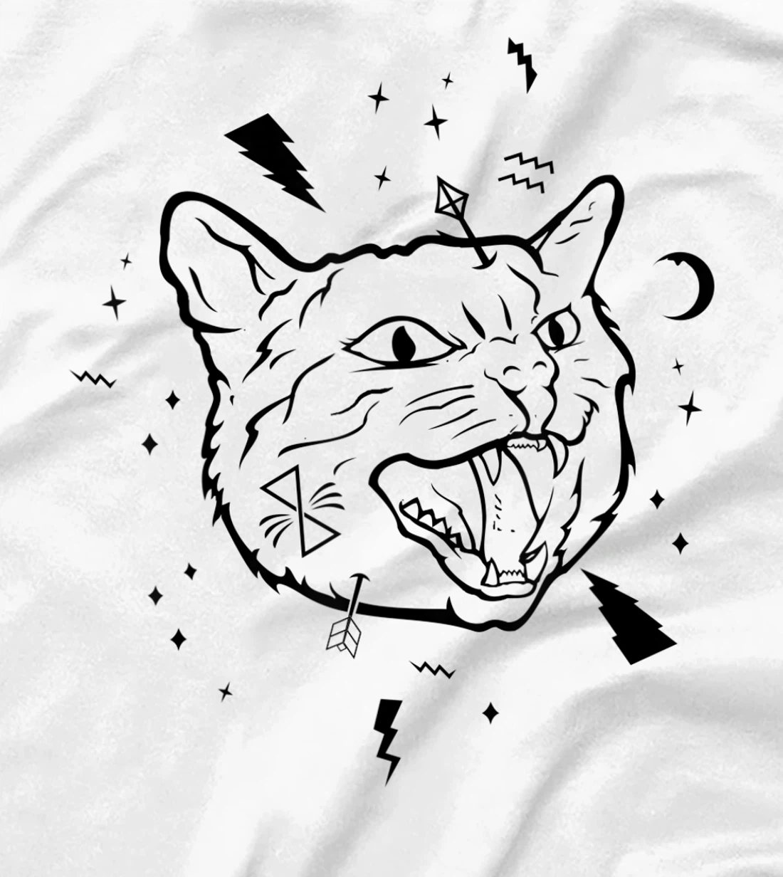 Like Cat Like Owner - Nasty Cat T-Shirt, Women T-Shirt