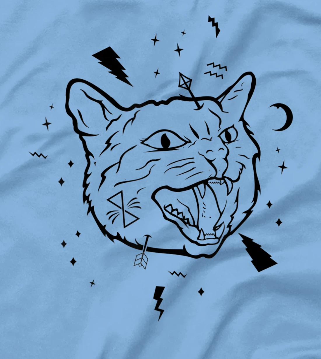 Like Cat Like Owner - Nasty Cat T-Shirt, Women T-Shirt