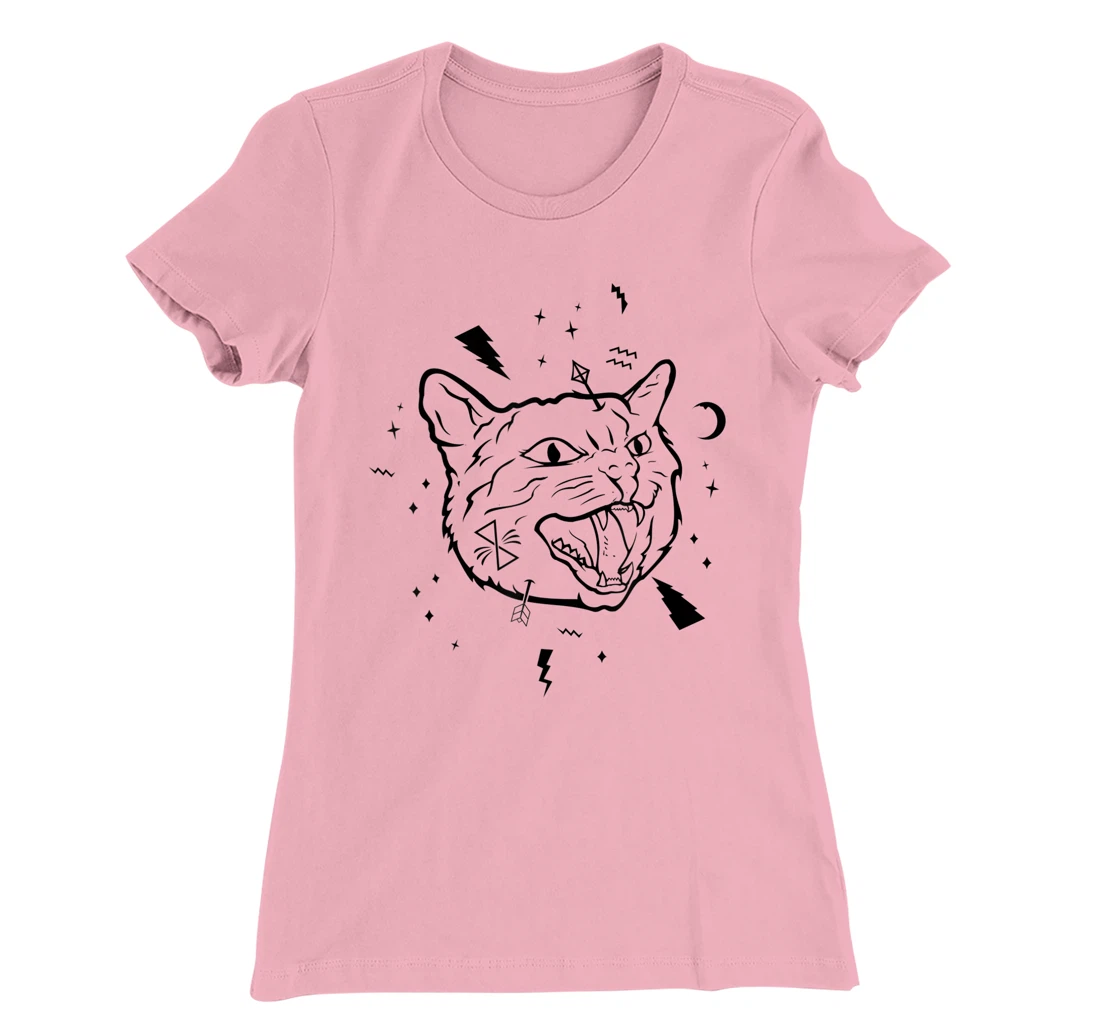 Like Cat Like Owner - Nasty Cat T-Shirt, Women T-Shirt