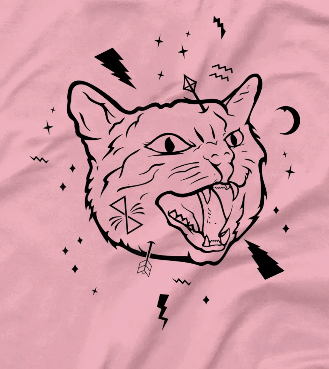 Like Cat Like Owner - Nasty Cat T-Shirt, Women T-Shirt