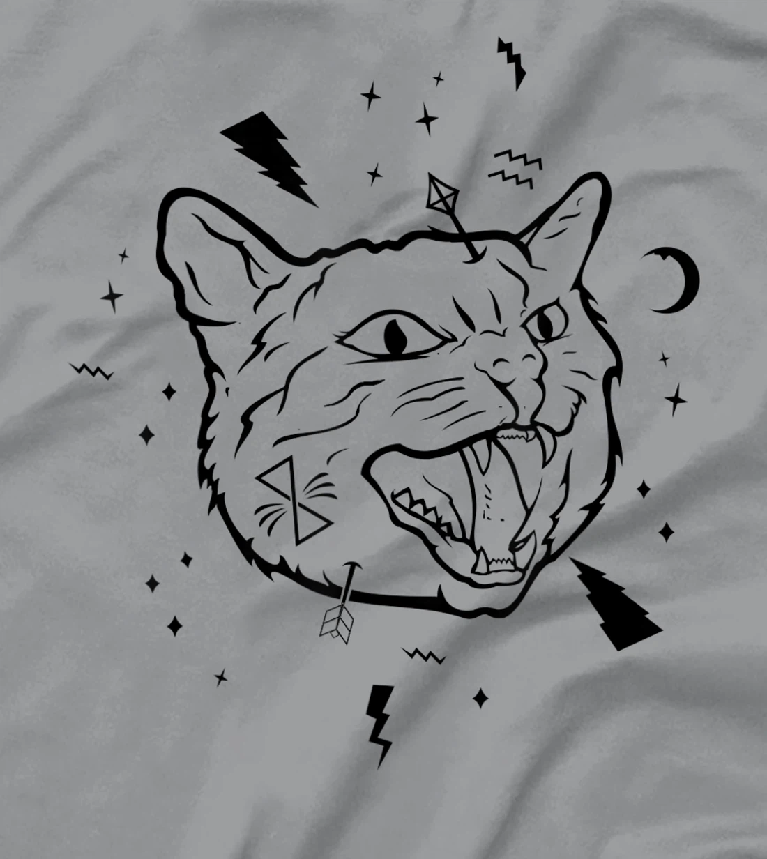 Like Cat Like Owner - Nasty Cat T-Shirt, Women T-Shirt