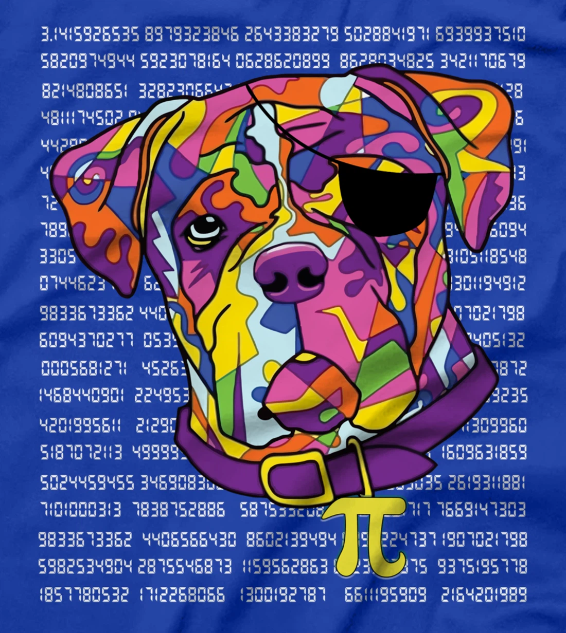 Boxer Pirate Costume Pi Day Math Teachers Gift T-Shirt