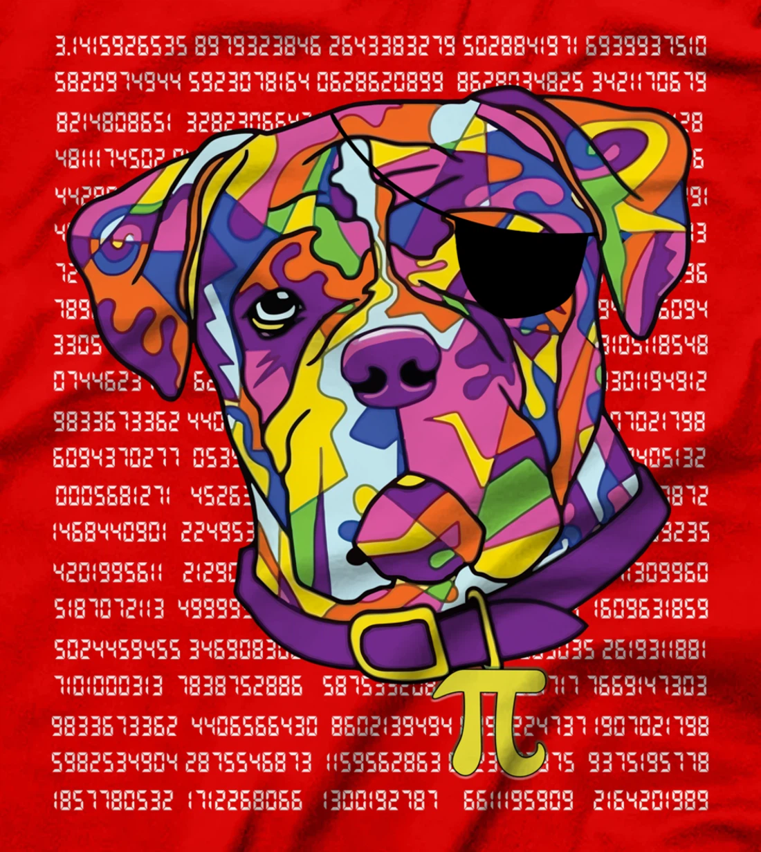 Boxer Pirate Costume Pi Day Math Teachers Gift T-Shirt