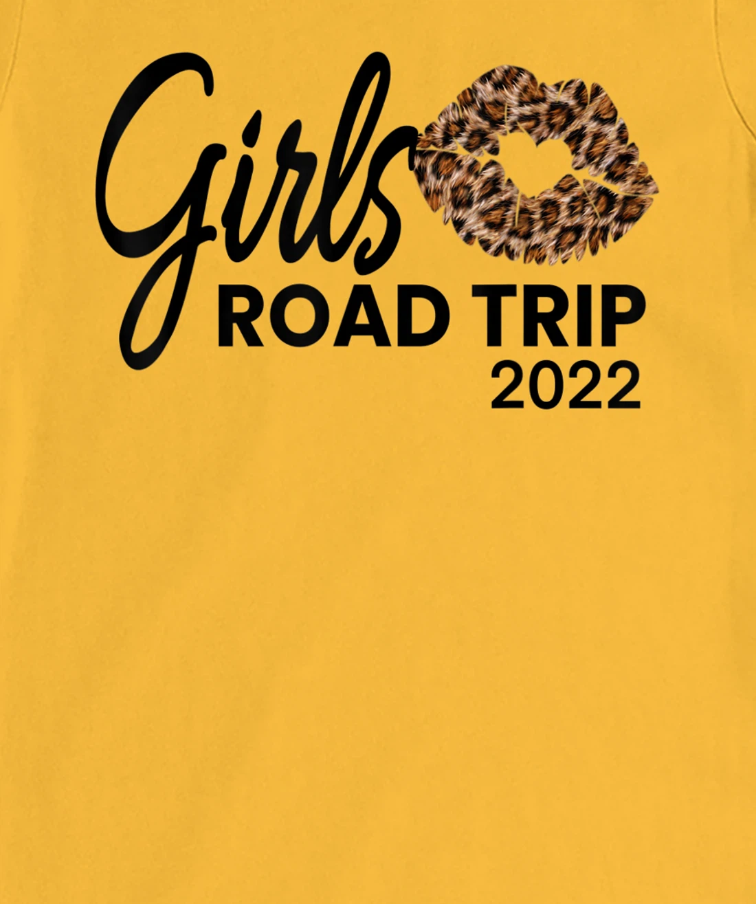 Womens Girls Road Trip 2022 Vacation Weekend Cute Leopard Crew T-Shirt, Kid T-Shirt and Women T-Shirt