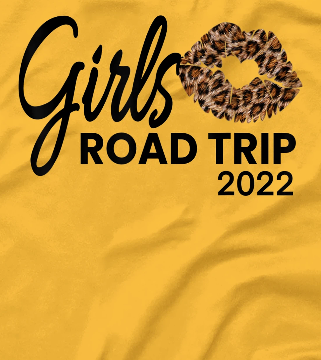Womens Girls Road Trip 2022 Vacation Weekend Cute Leopard Crew T-Shirt, Kid T-Shirt and Women T-Shirt