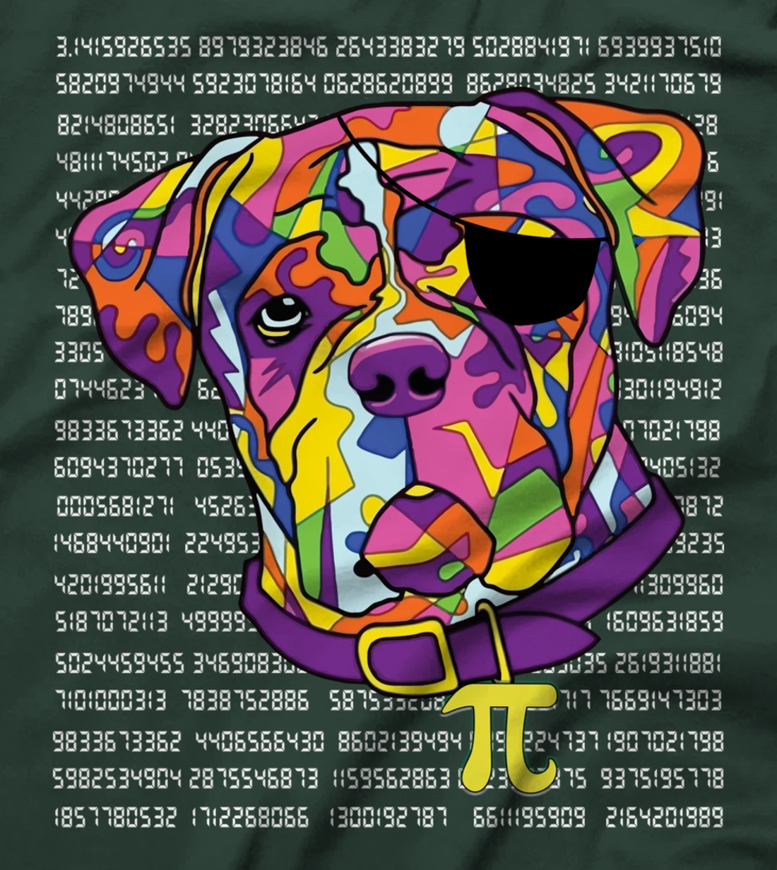 Boxer Pirate Costume Pi Day Math Teachers Gift T-Shirt