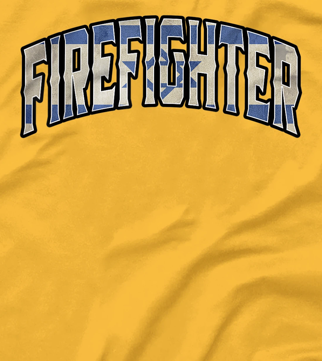 Womens Firefighter Israeli Vintage Heritage DNA Flag T-Shirt, Women T-Shirt