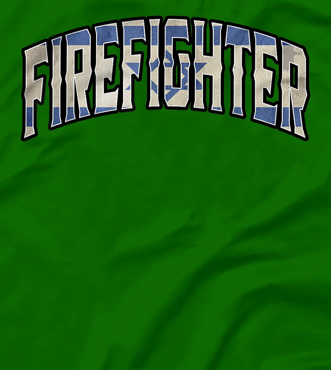 Womens Firefighter Israeli Vintage Heritage DNA Flag T-Shirt, Women T-Shirt