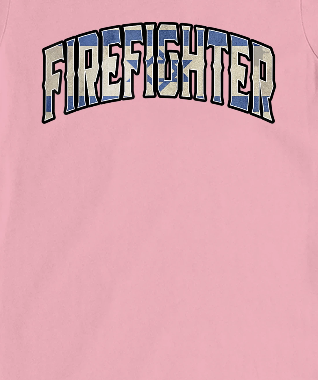 Womens Firefighter Israeli Vintage Heritage DNA Flag T-Shirt, Women T-Shirt