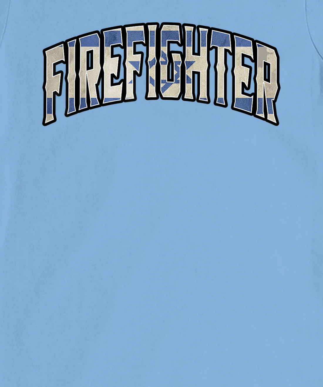 Womens Firefighter Israeli Vintage Heritage DNA Flag T-Shirt, Women T-Shirt