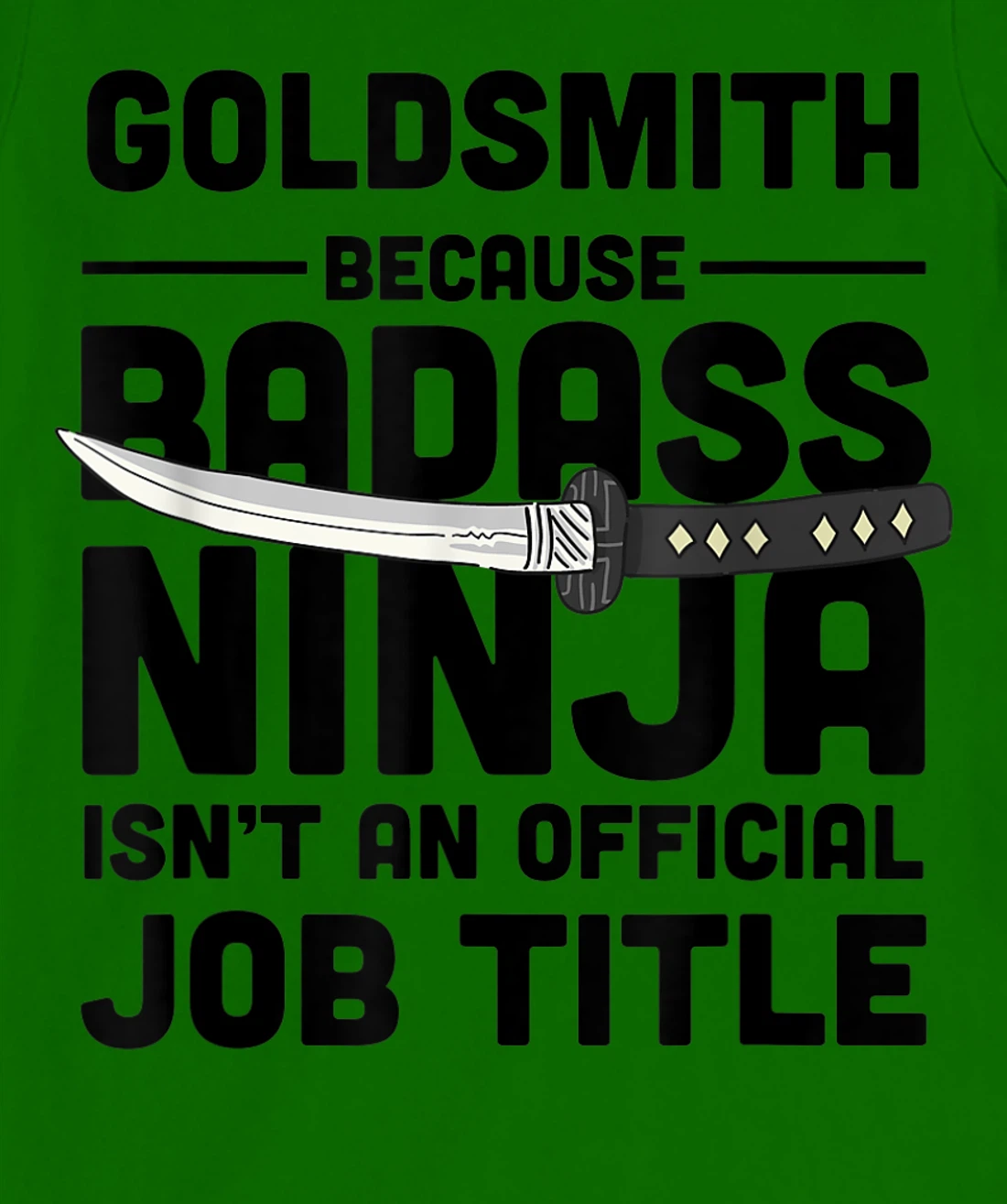 Goldsmith Badass Ninja T-Shirt, Women T-Shirt