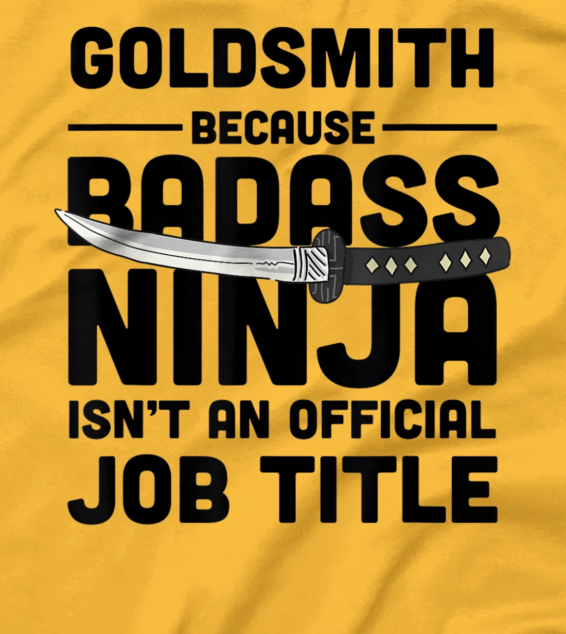 Goldsmith Badass Ninja T-Shirt, Women T-Shirt