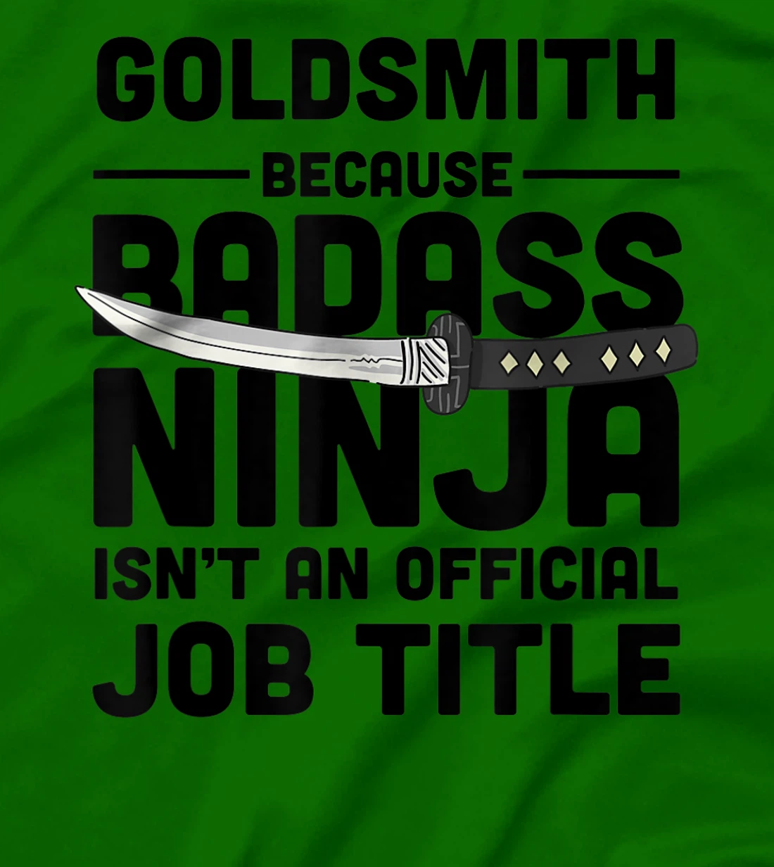 Goldsmith Badass Ninja T-Shirt, Women T-Shirt