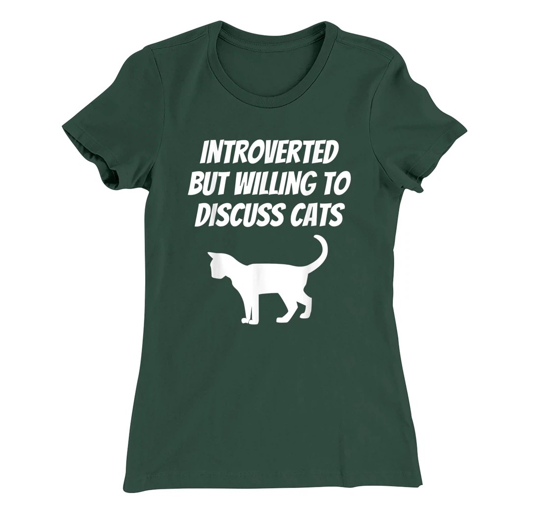 I Like Cats And Maybe 3 People Introverted Cat Lover Humor T-Shirt, Kid T-Shirt and Women T-Shirt
