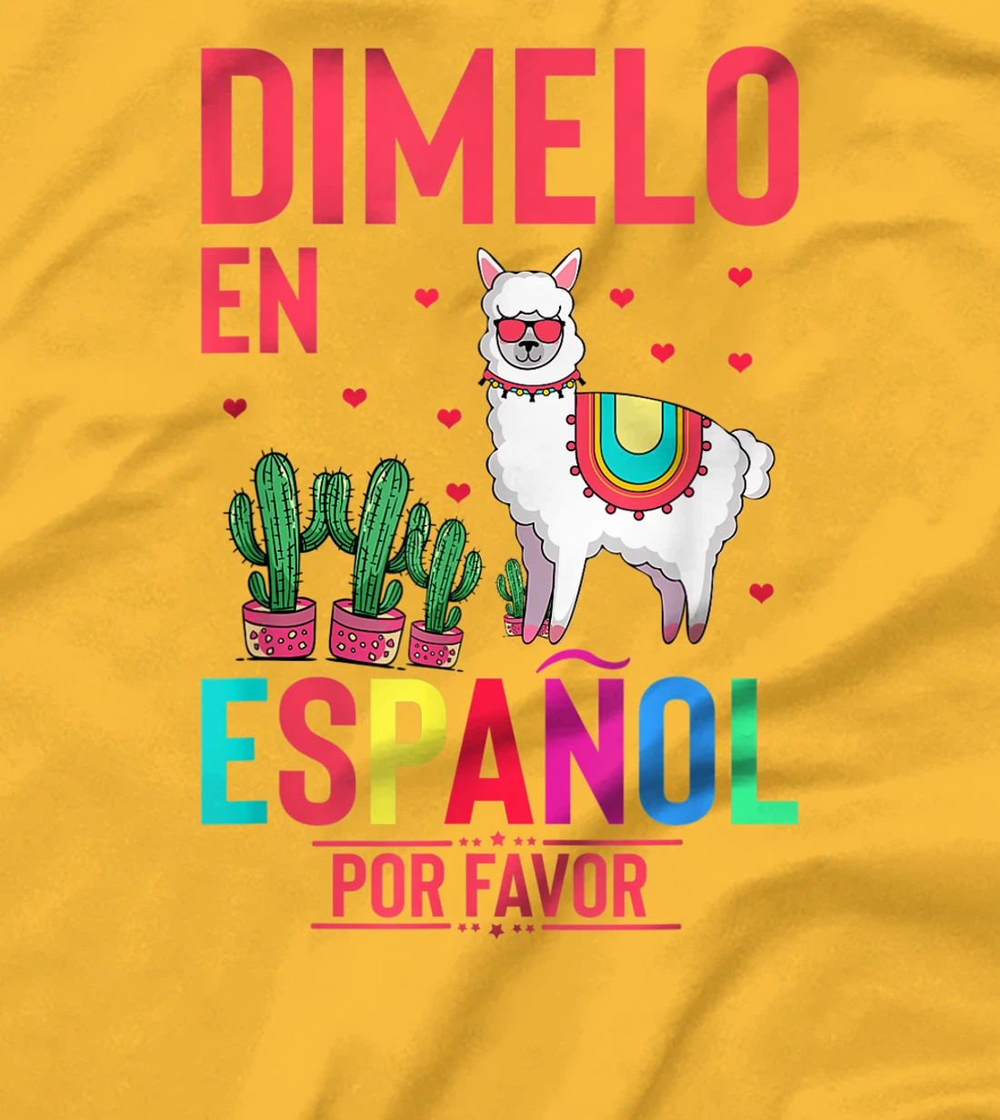 Womens Humorous En Espanol Por Favor Llama Hispanic Enthusiast T-Shirt, Women T-Shirt