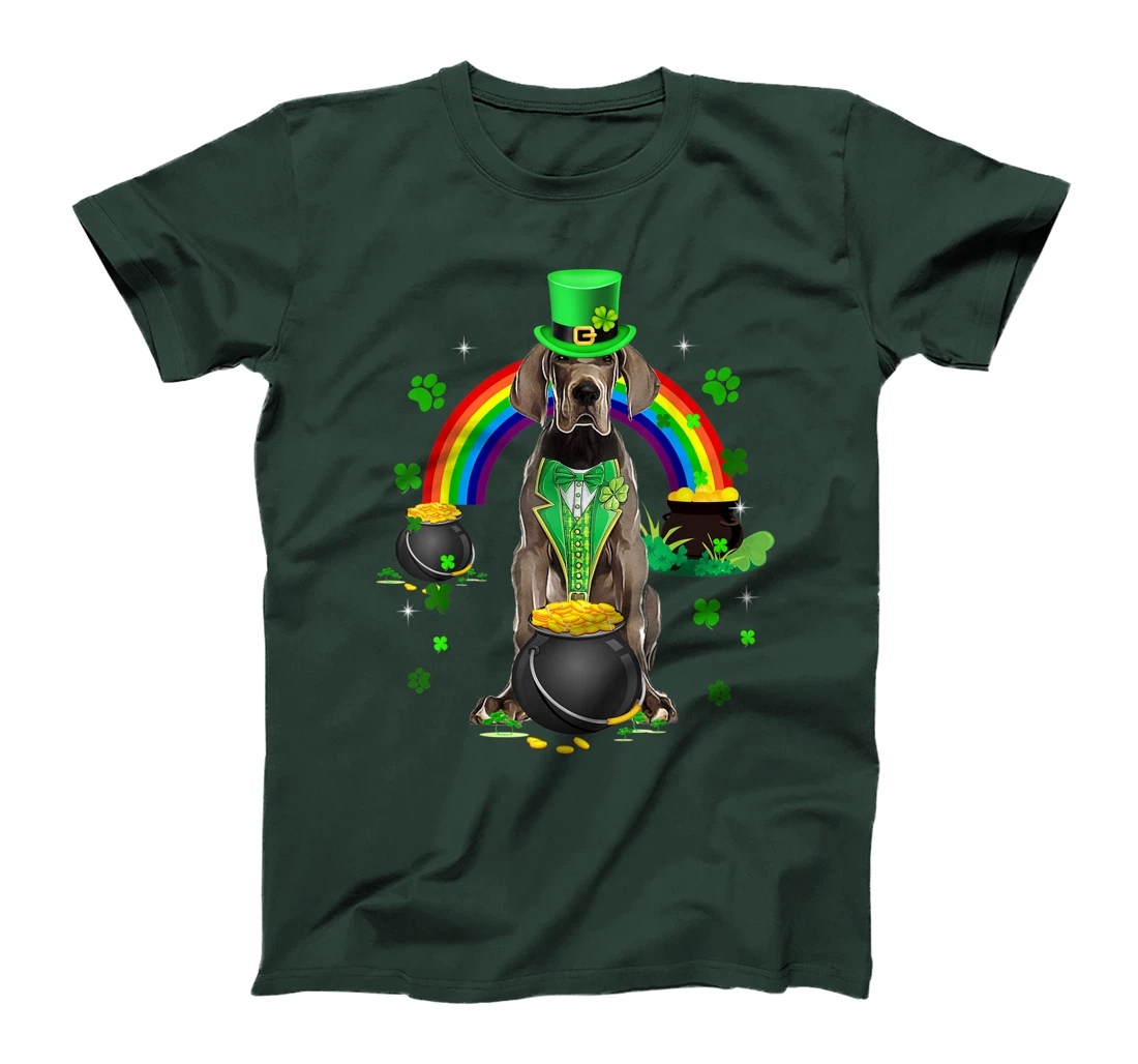 Funny Great Dane Leprechaun Shamrock St. Patrick's Day T-Shirt, Kid T-Shirt and Women T-Shirt