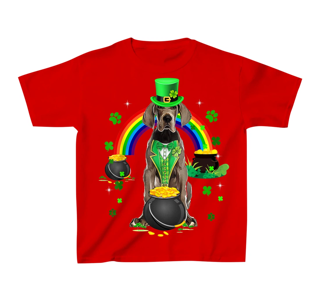 Funny Great Dane Leprechaun Shamrock St. Patrick's Day T-Shirt, Kid T-Shirt and Women T-Shirt