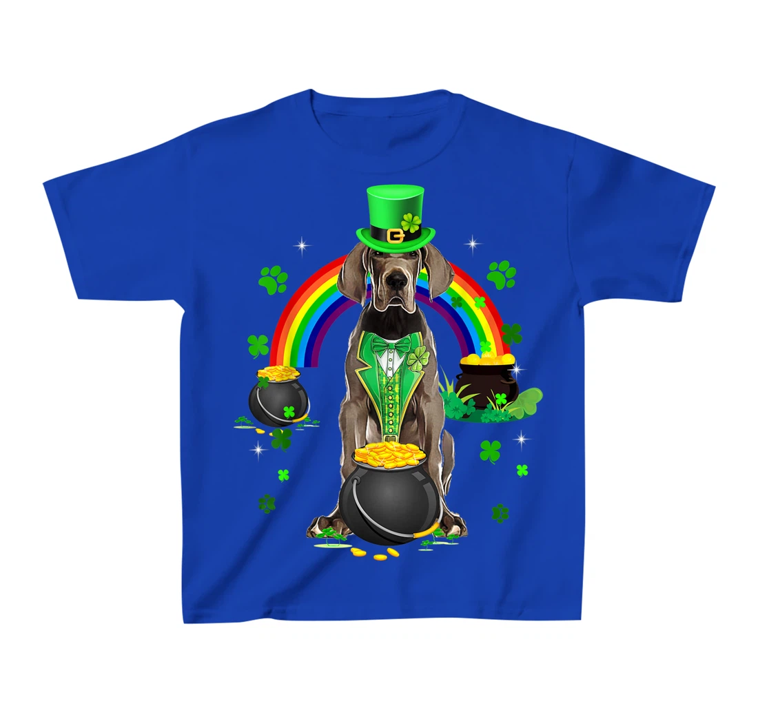 Funny Great Dane Leprechaun Shamrock St. Patrick's Day T-Shirt, Kid T-Shirt and Women T-Shirt