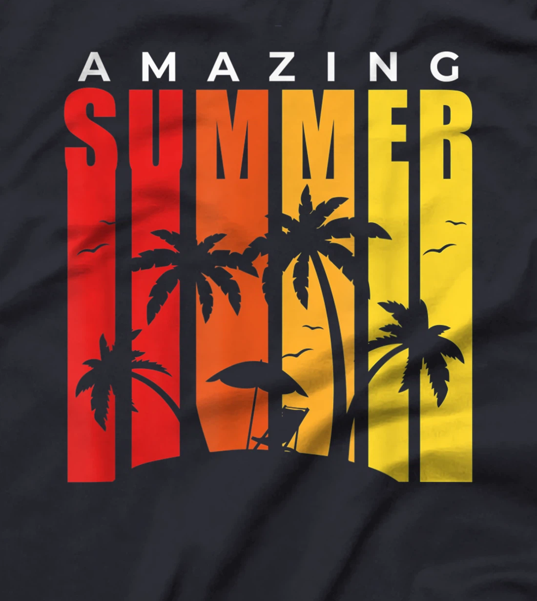 Amazing Summer Palm Trees Vintage T-Shirt, Kid T-Shirt and Women T-Shirt