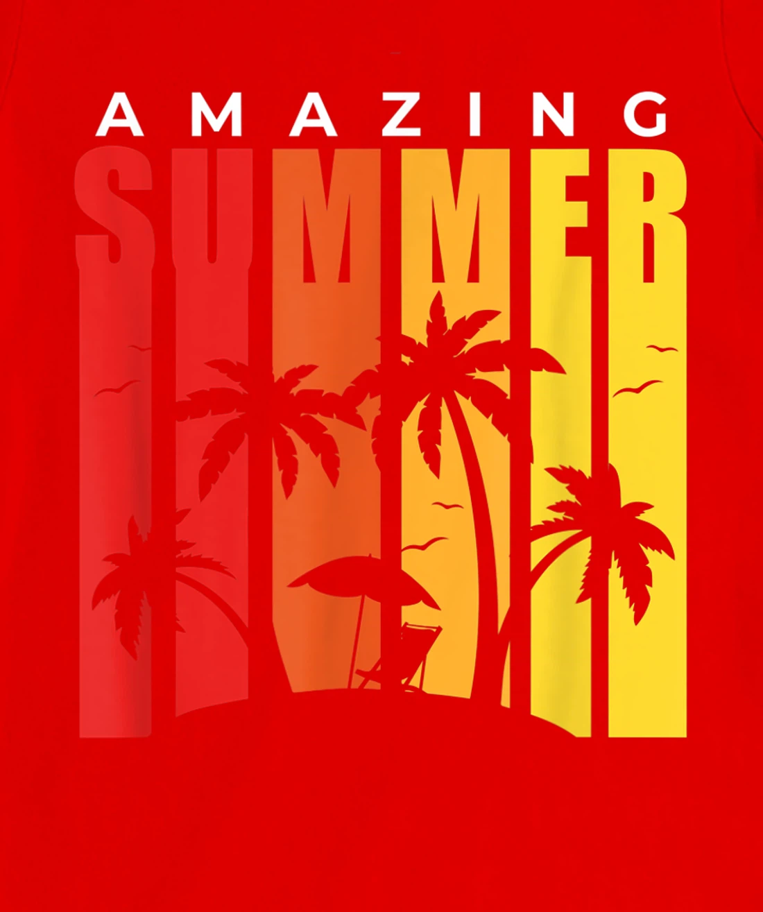 Amazing Summer Palm Trees Vintage T-Shirt, Kid T-Shirt and Women T-Shirt