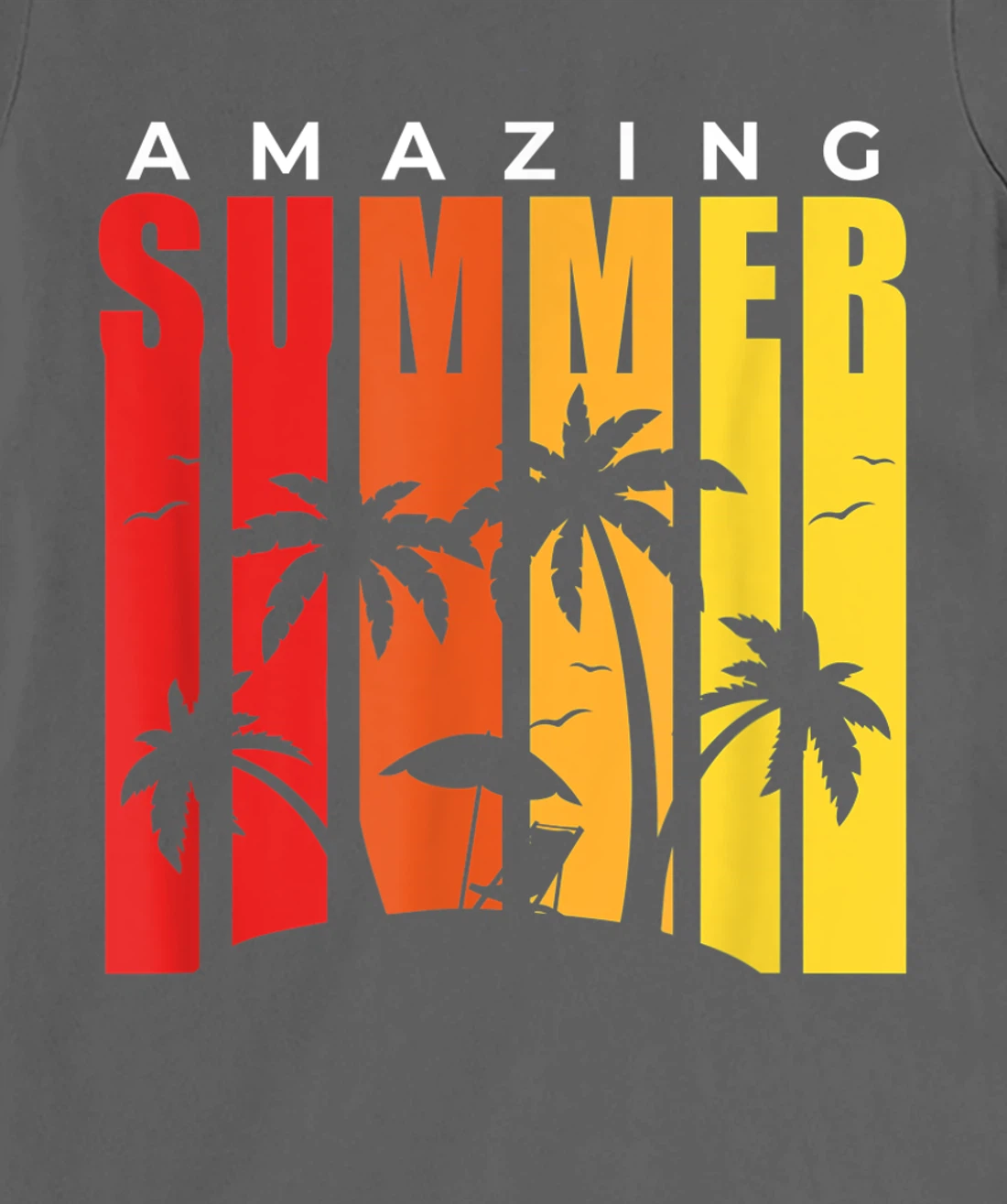 Amazing Summer Palm Trees Vintage T-Shirt, Kid T-Shirt and Women T-Shirt