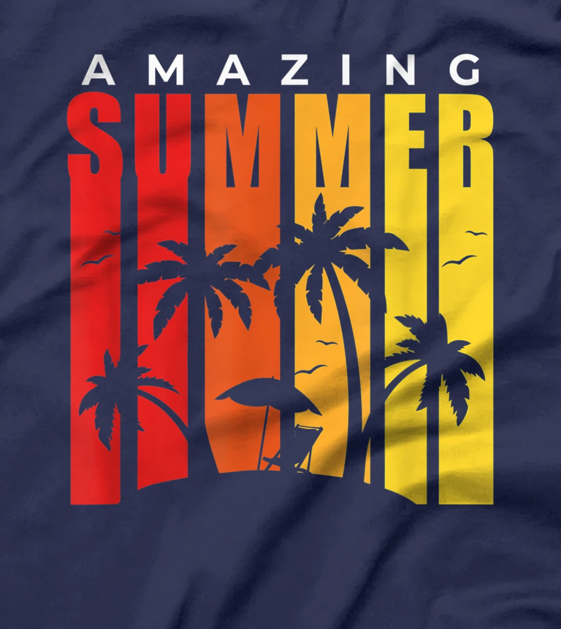 Amazing Summer Palm Trees Vintage T-Shirt, Kid T-Shirt and Women T-Shirt