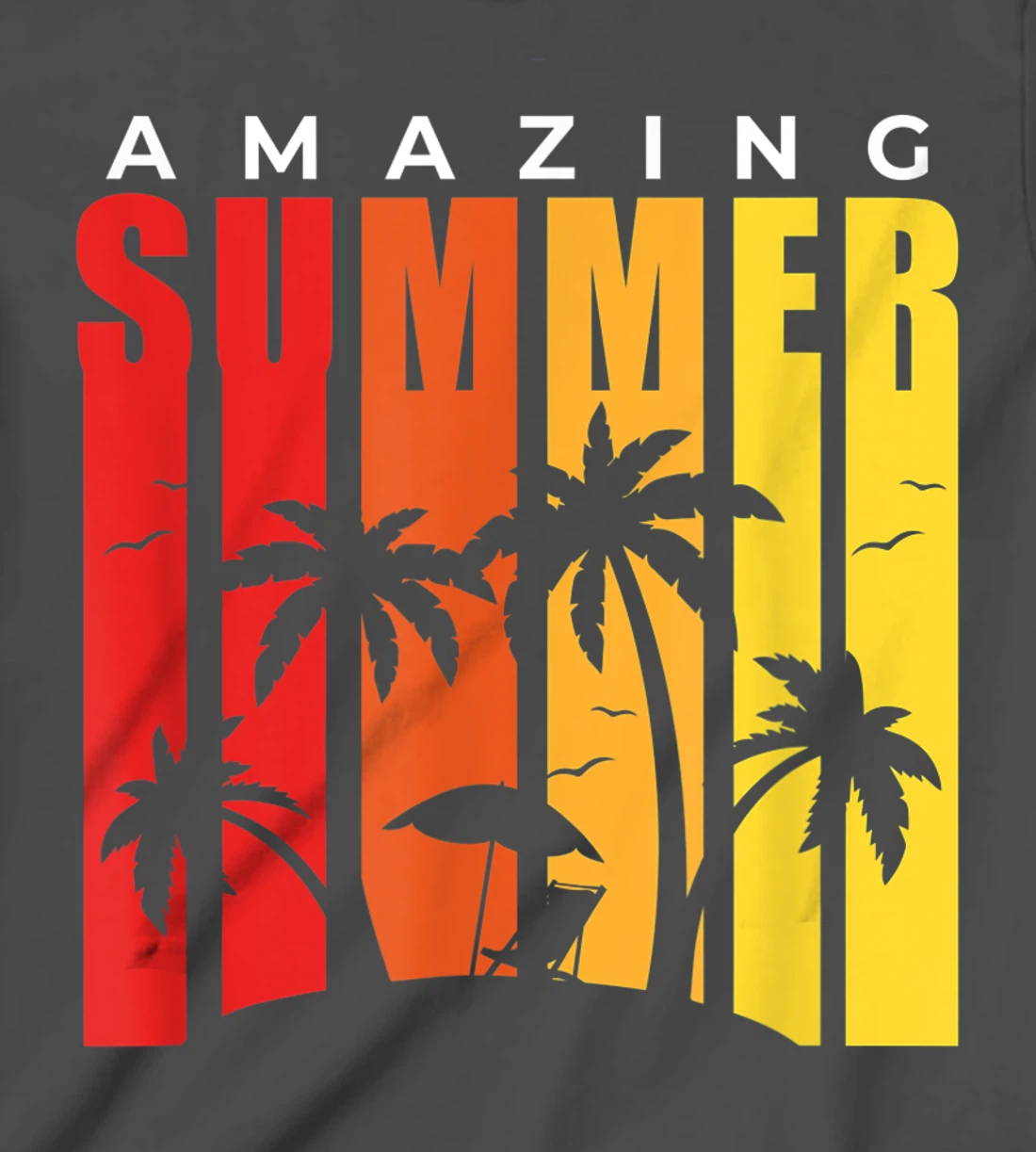Amazing Summer Palm Trees Vintage T-Shirt, Kid T-Shirt and Women T-Shirt
