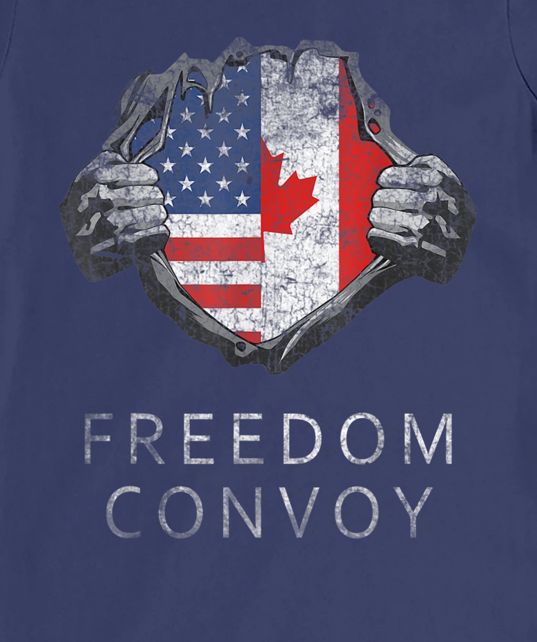 Canada Freedom Convoy 2022 Canadian Truckers Support T-Shirt, Women T-Shirt