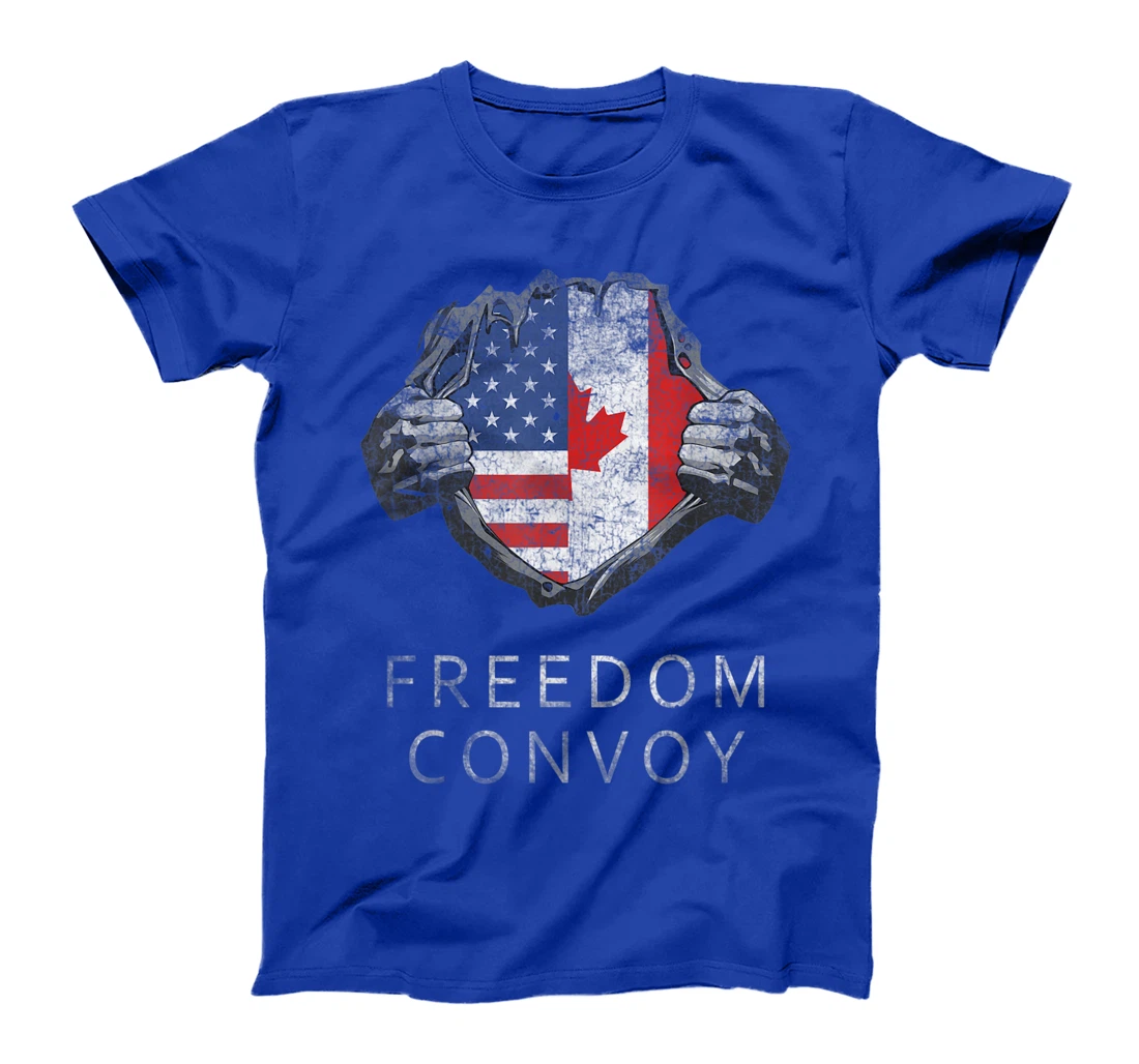 Canada Freedom Convoy 2022 Canadian Truckers Support T-Shirt, Women T-Shirt