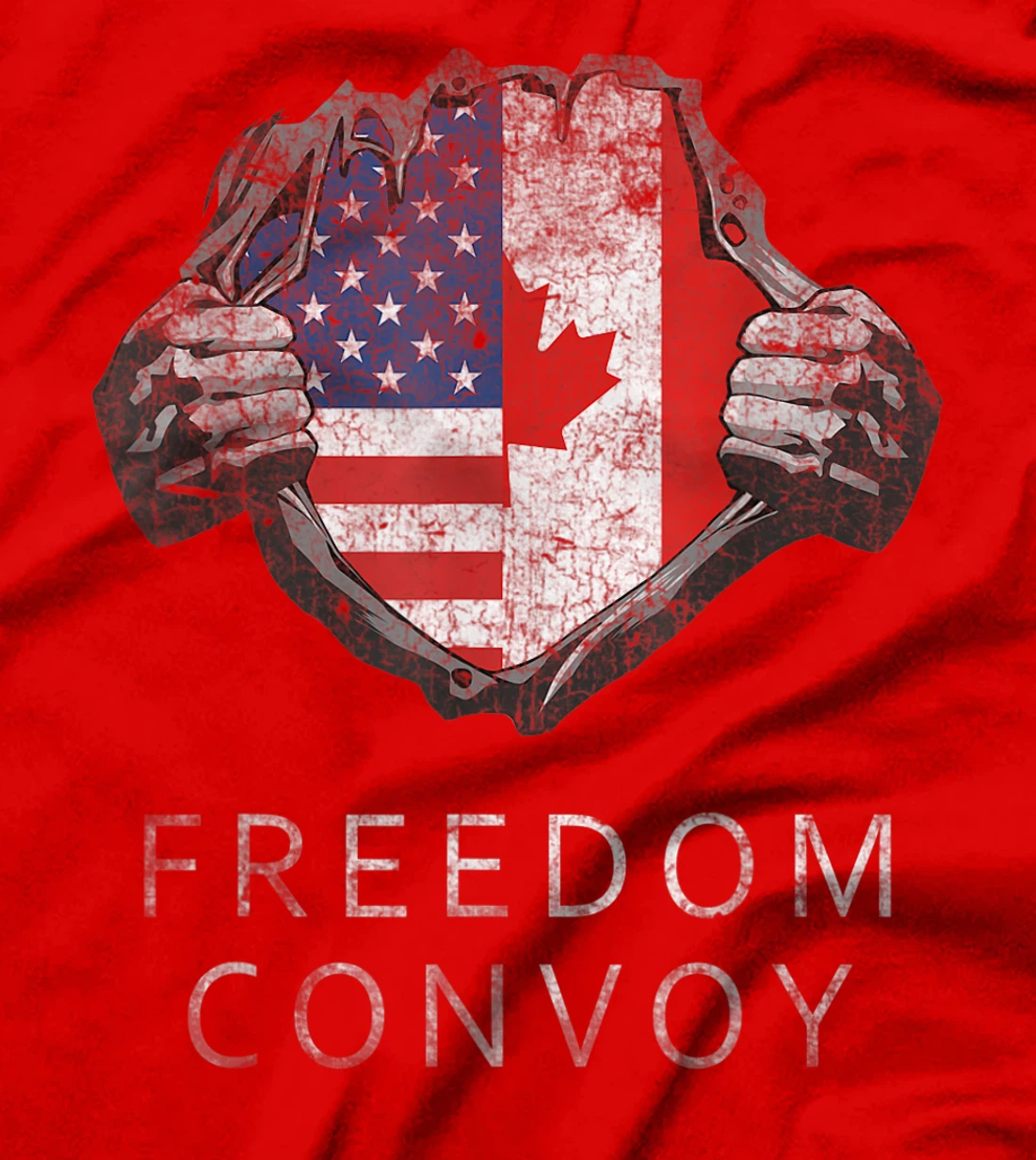 Canada Freedom Convoy 2022 Canadian Truckers Support T-Shirt, Women T-Shirt