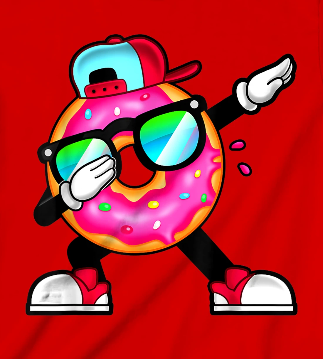 Male Dabbing Donut Mom Donut Squad T-Shirt, Kid T-Shirt and Women T-Shirt