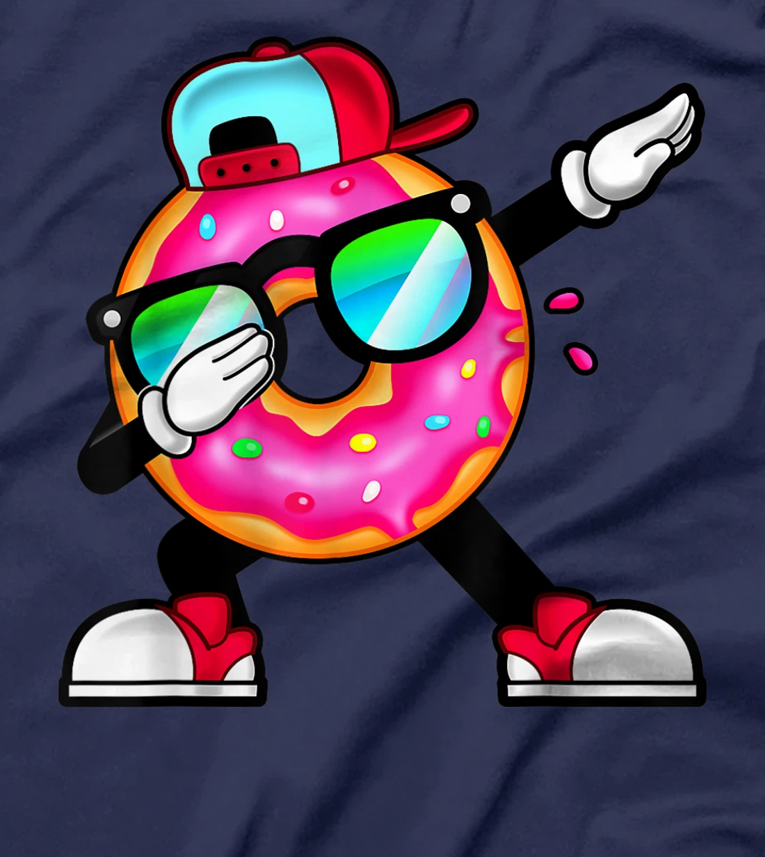 Male Dabbing Donut Mom Donut Squad T-Shirt, Kid T-Shirt and Women T-Shirt