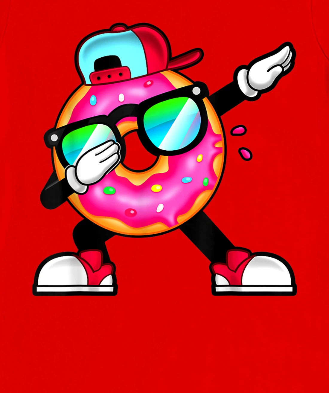 Male Dabbing Donut Mom Donut Squad T-Shirt, Kid T-Shirt and Women T-Shirt