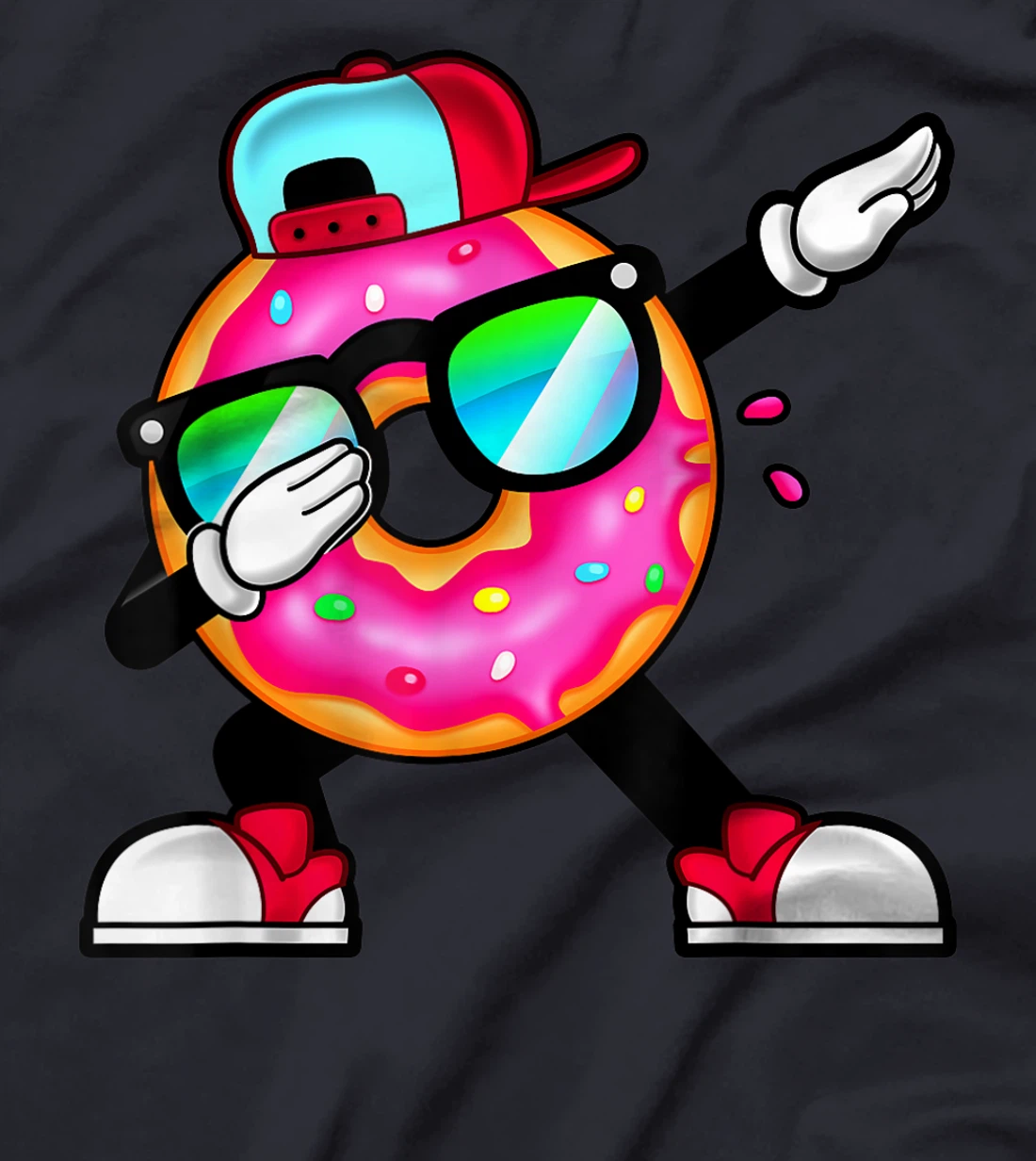 Male Dabbing Donut Mom Donut Squad T-Shirt, Kid T-Shirt and Women T-Shirt