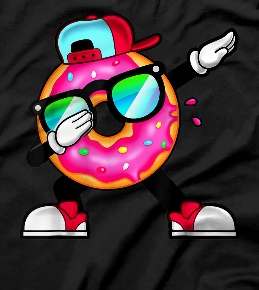 Male Dabbing Donut Mom Donut Squad T-Shirt, Kid T-Shirt and Women T-Shirt