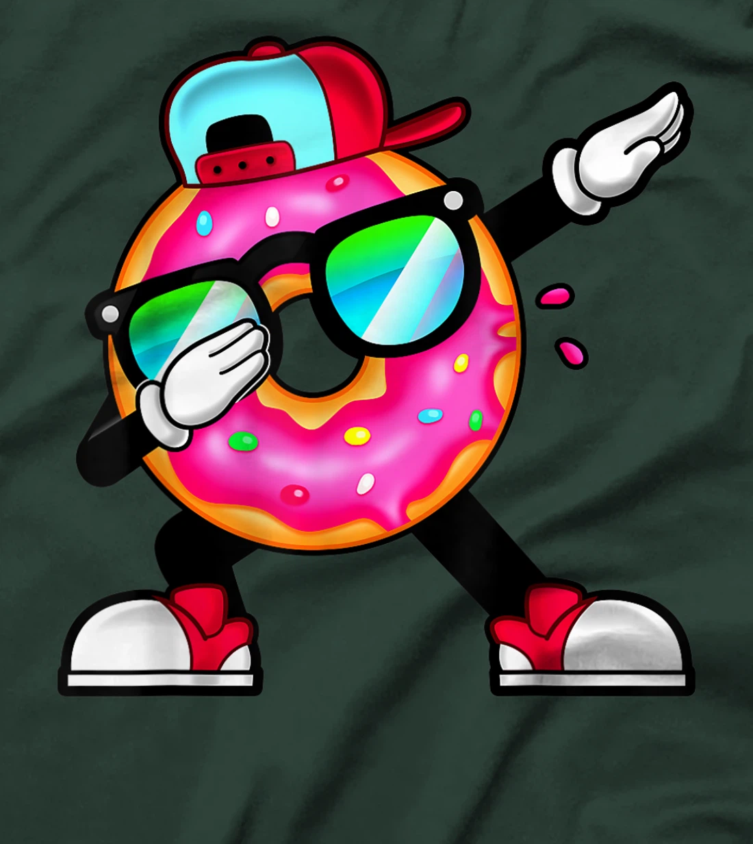 Male Dabbing Donut Mom Donut Squad T-Shirt, Kid T-Shirt and Women T-Shirt