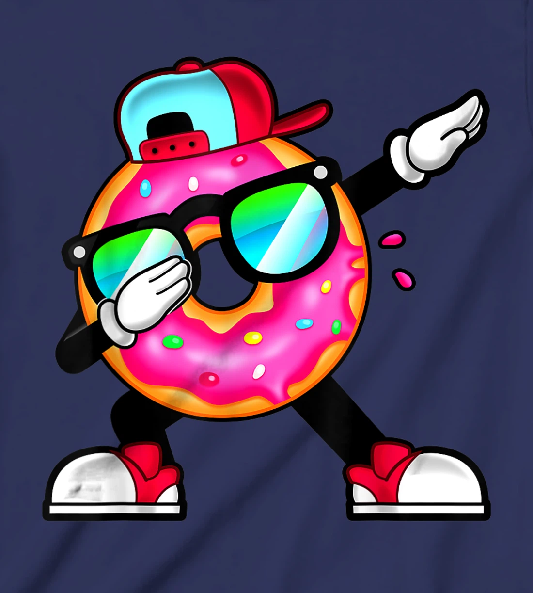 Male Dabbing Donut Mom Donut Squad T-Shirt, Kid T-Shirt and Women T-Shirt