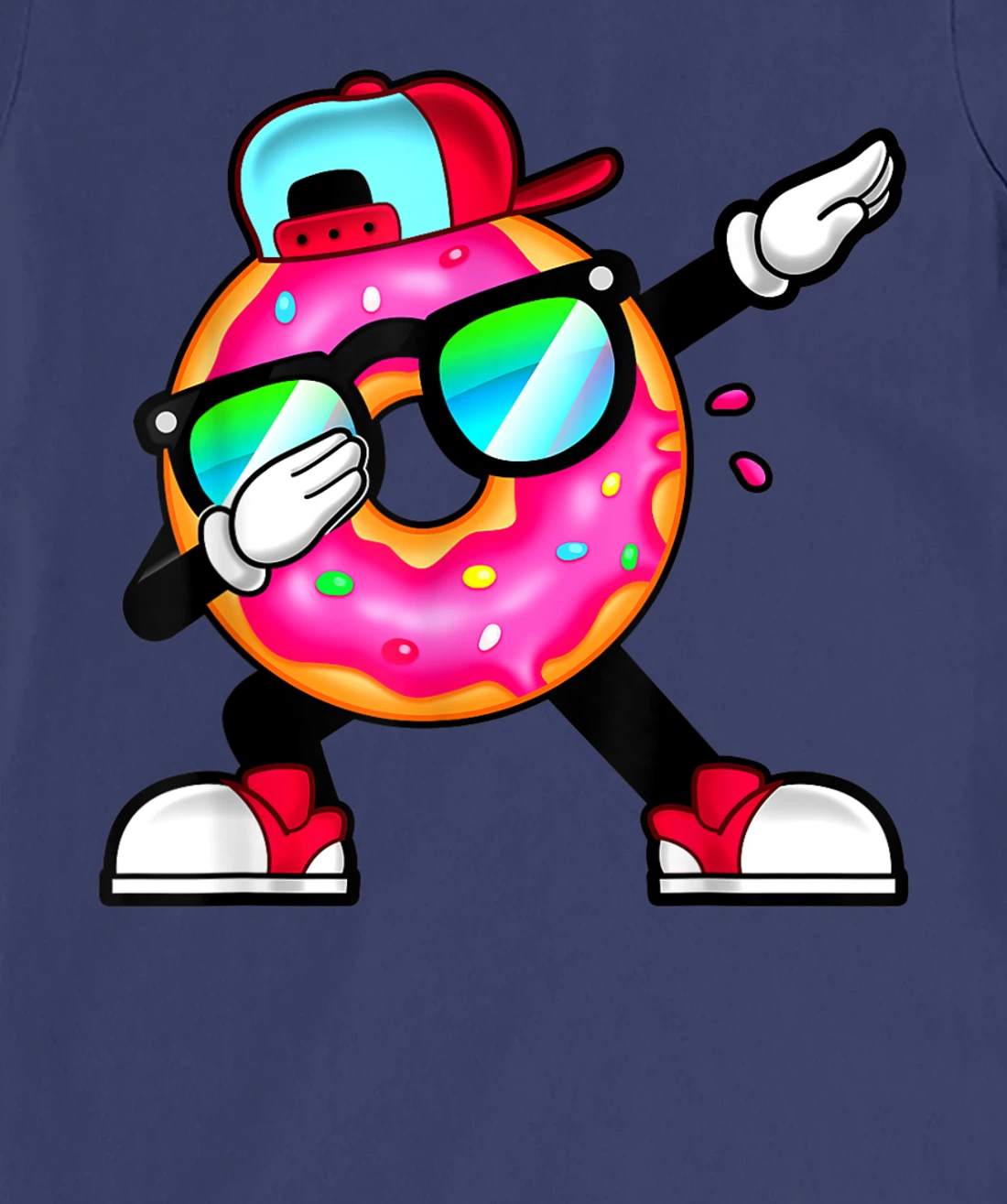 Male Dabbing Donut Mom Donut Squad T-Shirt, Kid T-Shirt and Women T-Shirt