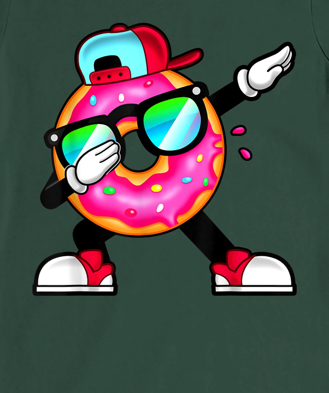 Male Dabbing Donut Mom Donut Squad T-Shirt, Kid T-Shirt and Women T-Shirt