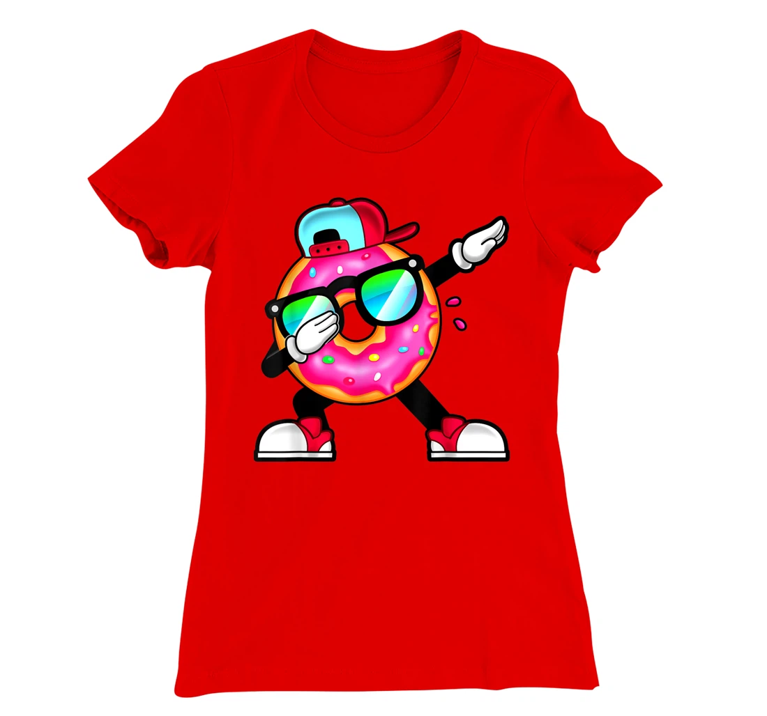 Male Dabbing Donut Mom Donut Squad T-Shirt, Kid T-Shirt and Women T-Shirt