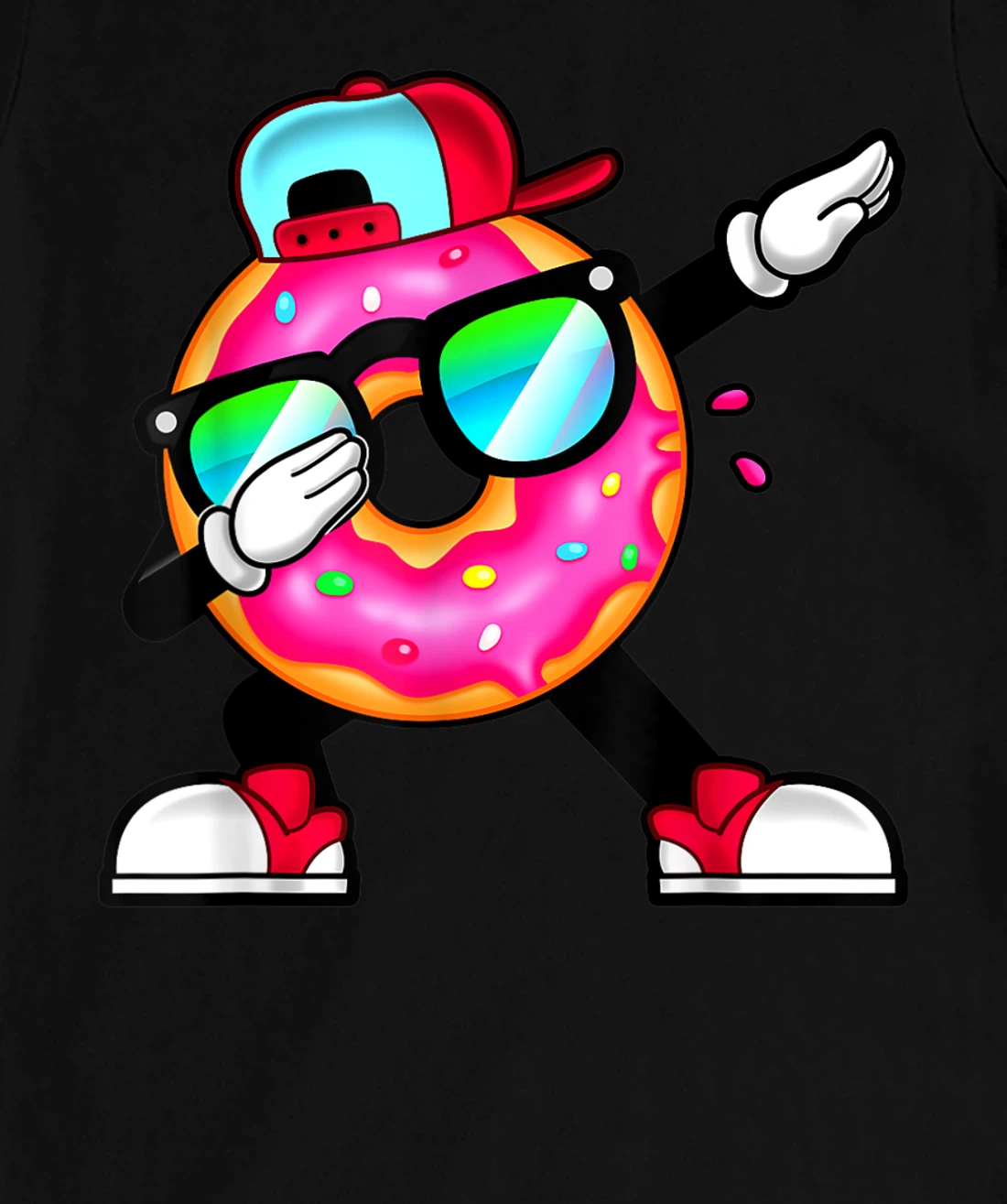 Male Dabbing Donut Mom Donut Squad T-Shirt, Kid T-Shirt and Women T-Shirt