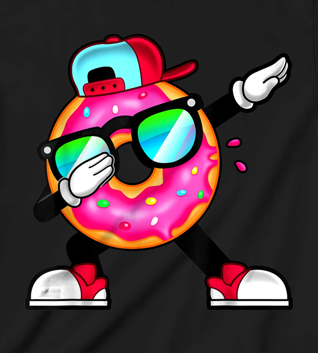 Male Dabbing Donut Mom Donut Squad T-Shirt, Kid T-Shirt and Women T-Shirt