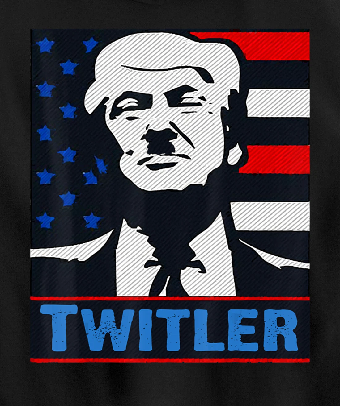 TWITLER T SHIRT Anti Trump Pullover Hoodie